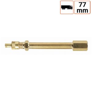 Rallonge de valve en laiton 77mm