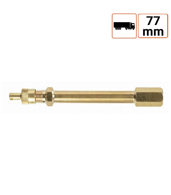 Rallonge de valve en laiton 77mm