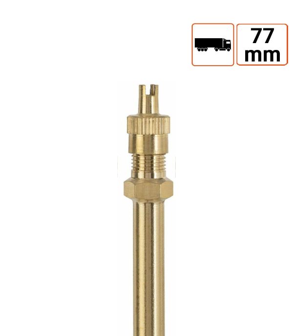 Rallonge de valve en laiton 77mm – Image 2