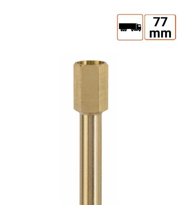 Rallonge de valve en laiton 77mm – Image 3
