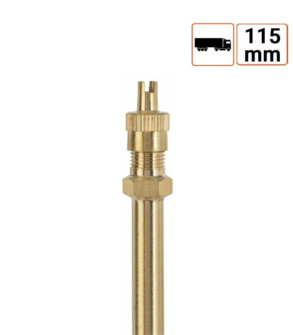 Rallonge de valve en laiton 115mm – Image 2