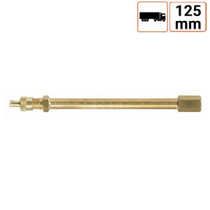 Rallonge de valve en laiton 125mm