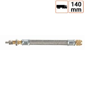 Rallonge de valve en caoutchouc renforcée 140mm
