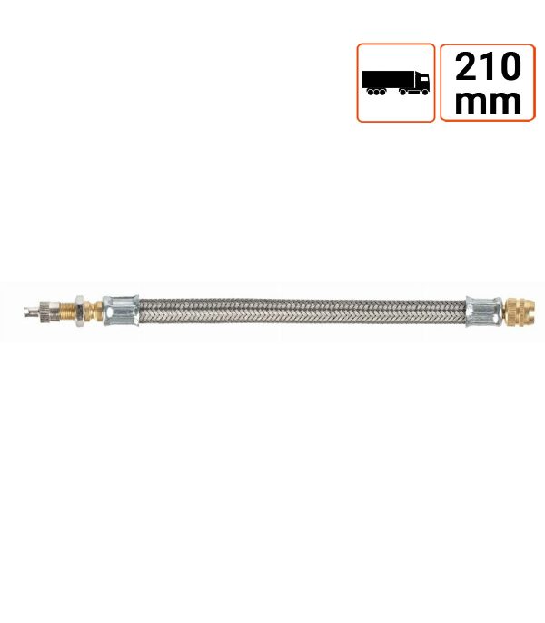 Rallonge de valve en caoutchouc renforcée 210mm