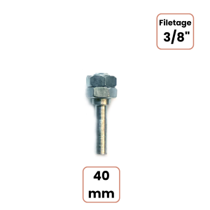 Adaptateur porte outils 6 mm pour Rape Cloche filetage 3/8"