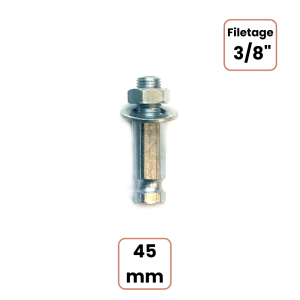 Adaptateur porte outils NV11 Hex11 pour Rape Cloche filetage 3/8"