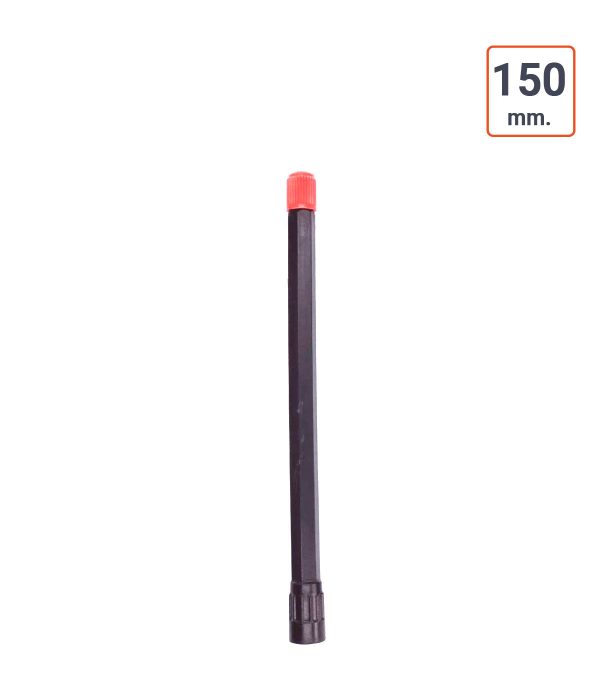 Rallonge de valve plastique droite NOIR 150 mm – Image 2