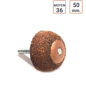 Rape cloche CUIVRE diamètre 50 mm grain MOYEN 36