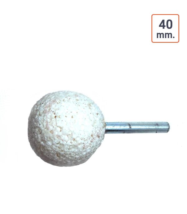Meule Sphère Coral en oxyde d'aluminum diamètre 40 mm