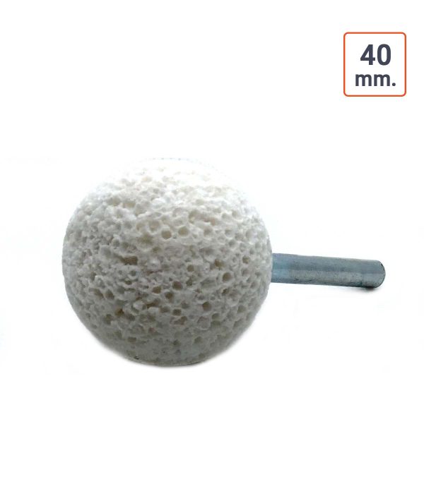 Meule Sphère Coral en oxyde d'aluminum diamètre 40 mm – Image 2