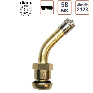 Valve Poids Lourds type Michelin 2123 ou 58MS