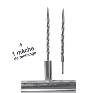 Outil en acier d'ébarbage pour mèches crevaison