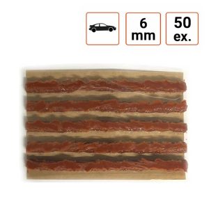 mèches tresses de réparation crevaison 10 cm marron 6mm