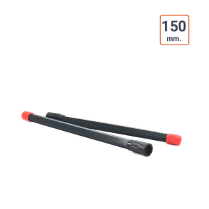 Rallonge de valve plastique droite NOIR 150 mm