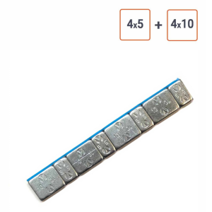 Masses adhésives 4x5gr. + 4x10gr.