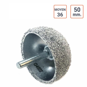 Rape cloche carbure de NICKEL diamètre 50 mm grain MOYEN 36